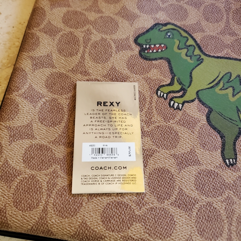 Turnlock Pouch In Signature Canvas With Rexy - Picture 3 of 3